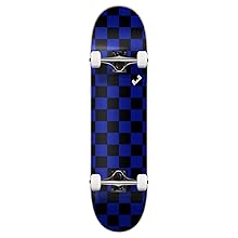 Yocaher skateboard checker Blue