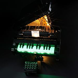 Amazon.co.jp: アイデアグランドピアノ用BRIKSMAX LEDライト