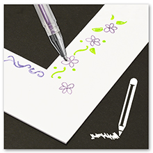 pen drawing coloring on the white mat design