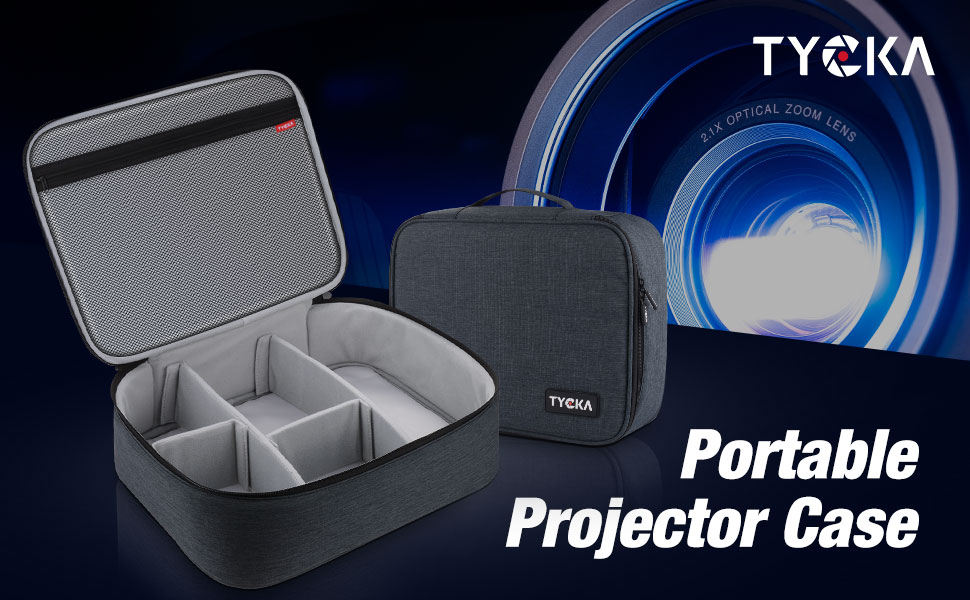 Video Projector Case TYCKA Protective Projector Organizer