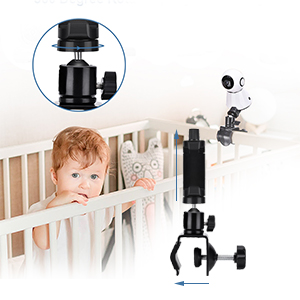 Baby monitor mount bracket
