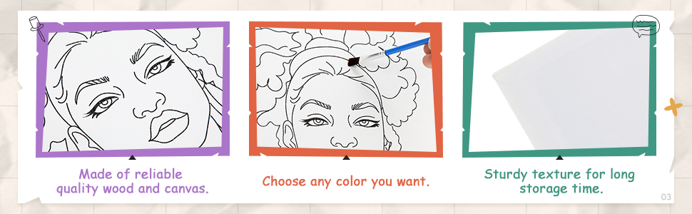 Sherr 140 Pcs 20 Set Pre Drawn Canvas Ki... 13 B0DL5KPSD5 3