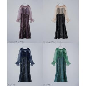 Amazon | [etoll] シアーブラウス&マーメイドキャミソール セット