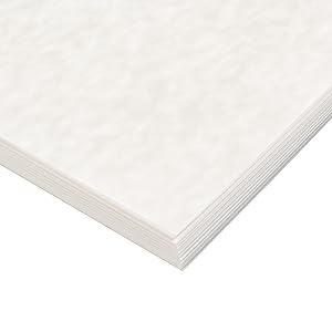 white parchment paper