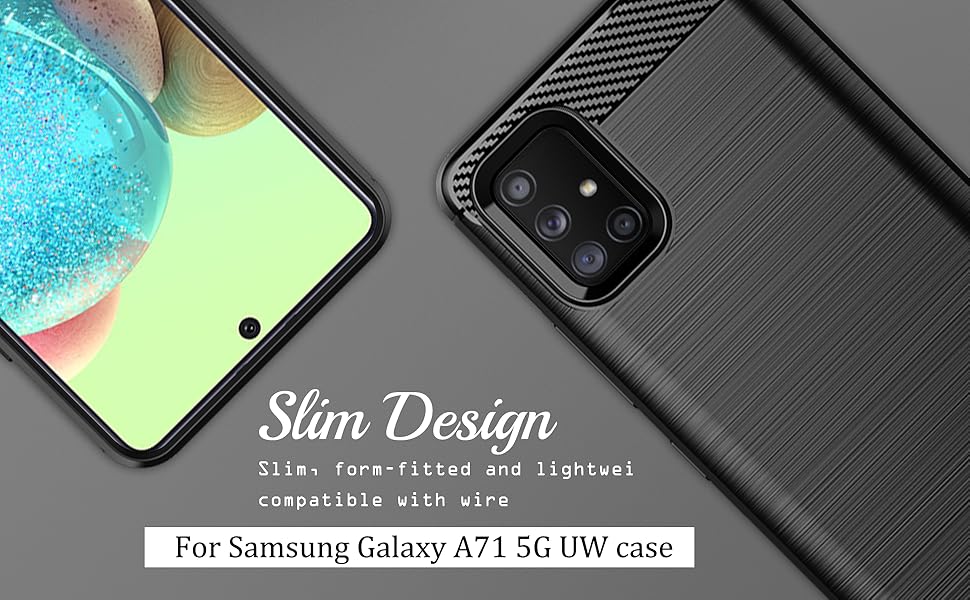 Dzxouui for Samsung A71 5G UW Verizon Case (Not Fit A71 5G