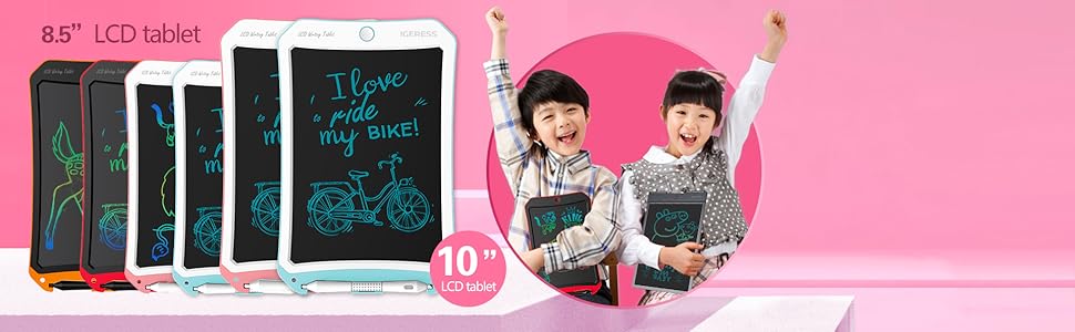 lcd electronic writing drawing graffiti painting tablet board pad ewriter for kids children toy