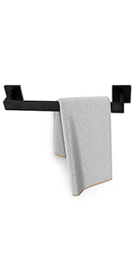 ECENCE Juego de portarrollos y toallero - Diseño Cuadrado ...