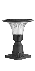 solar post lights