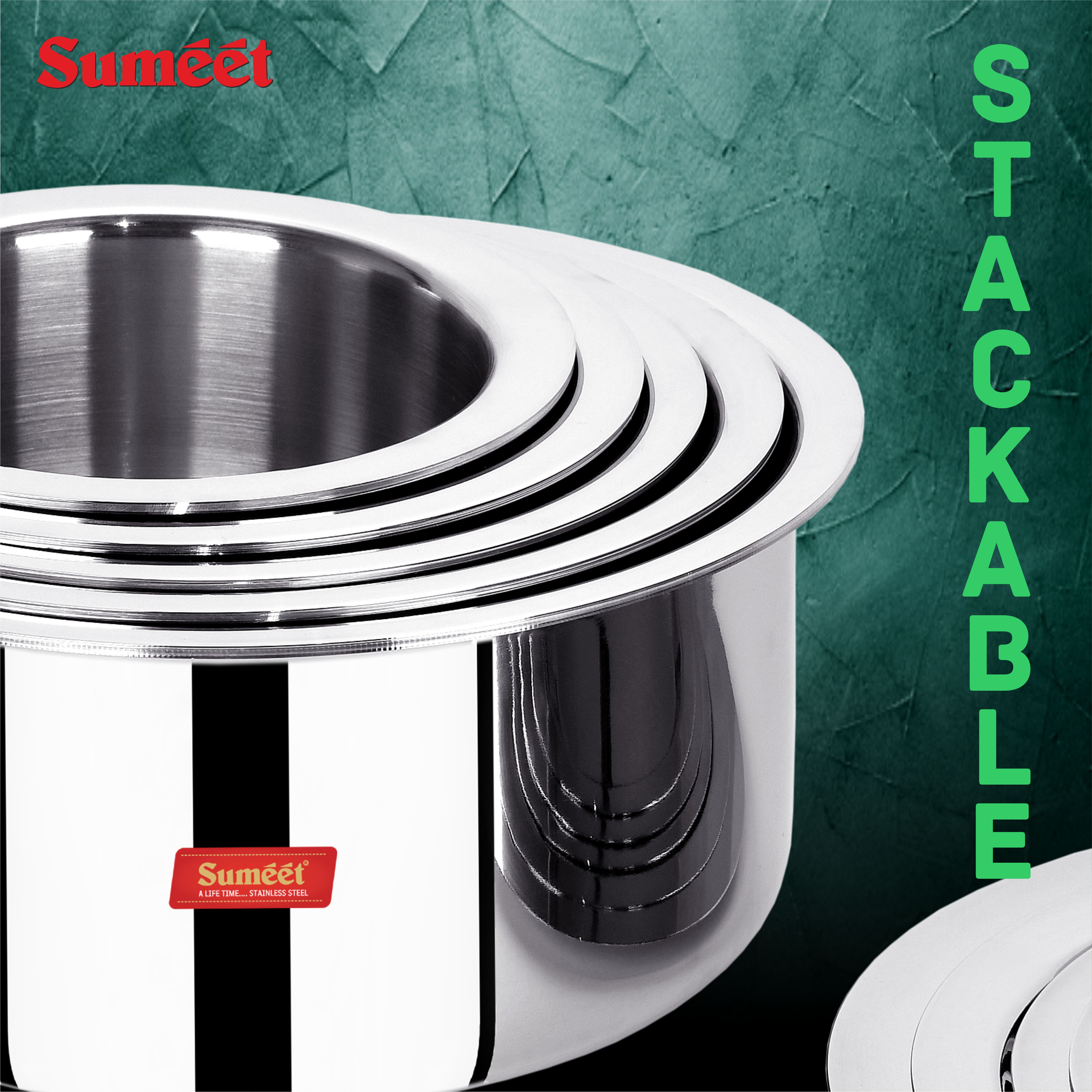 Sumeet Cook Smart TriPly Pot - 3L, Induction Ready -17