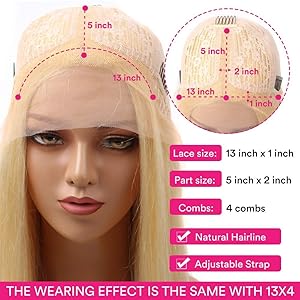 Middle Part Lace Front Wig