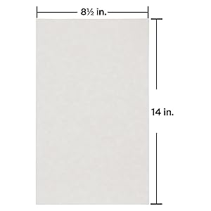 Jam Paper Legal Strathmore 24lb Paper, 8.5 x 14, Bright White Wove, 500 Sheets/Ream (2203719135B)