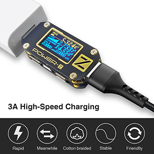 Mobile Phone Charging Cable 3in1 Type-C Micro USB IOS For IPhone Samsung Huawei_voghion.com