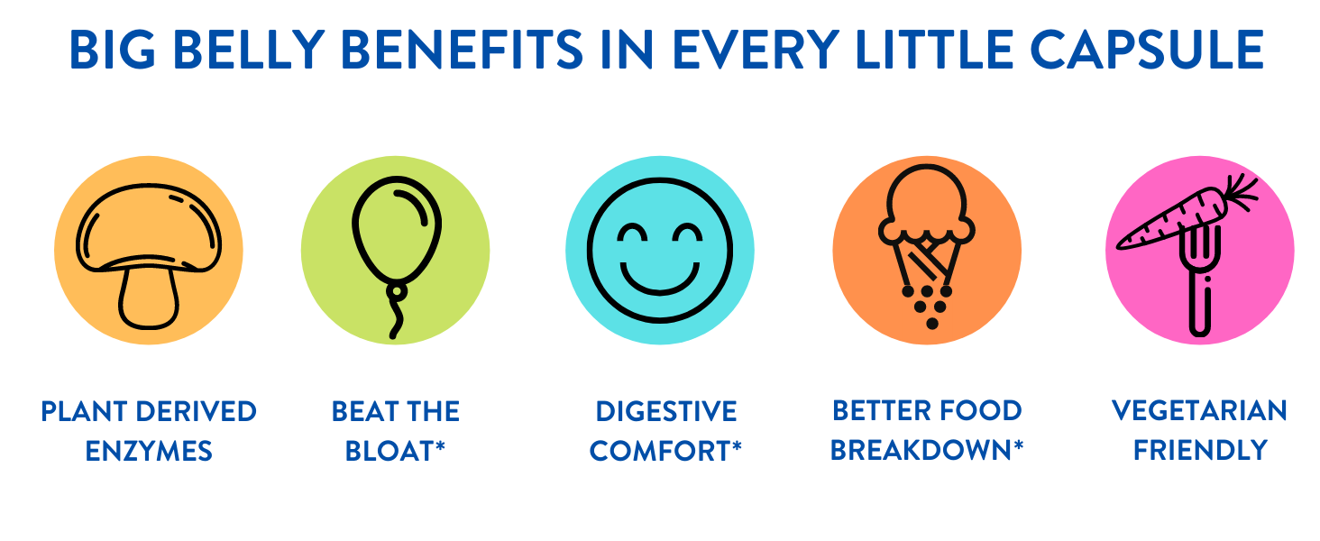 FRISKA energy boost digestive enzymes and probiotic capsules support gut health beat the bloating