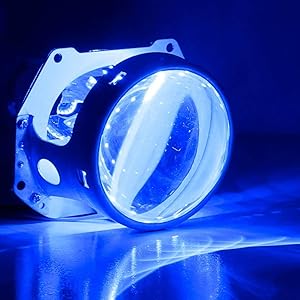 Ultra Blue 15-SMD High Power LED Demon Eye Halo Ring Kit