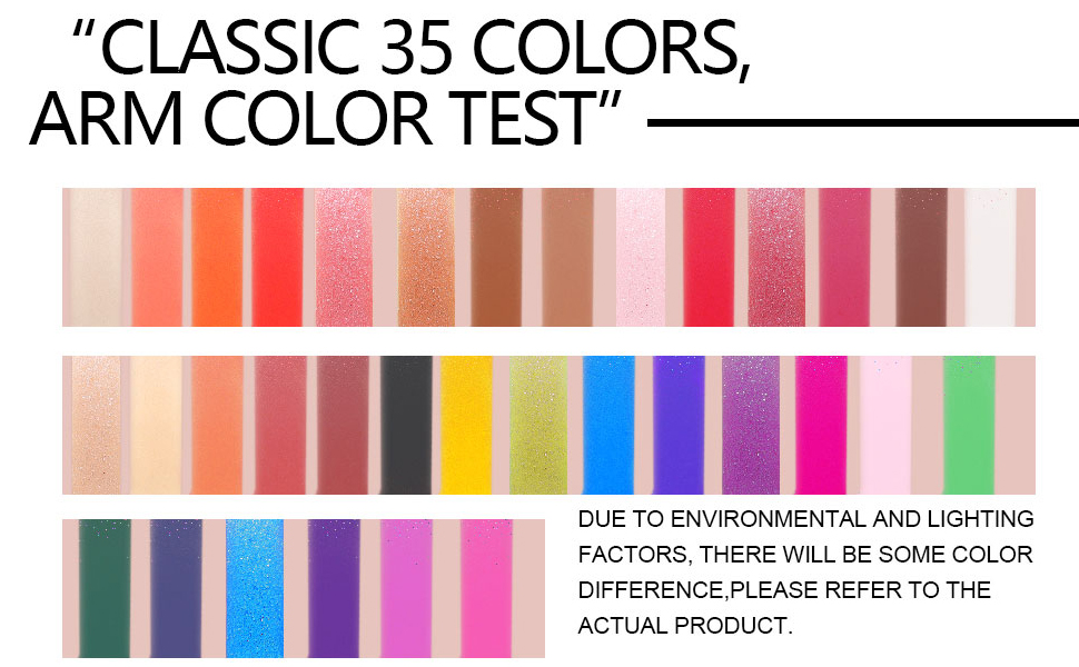 35 color eye shadow makeup palette