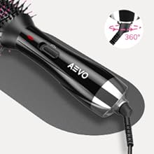 Haartrockner Warmluftbürste,4 in 1 Multifunktionaler Heißluftbürste Hair Styler