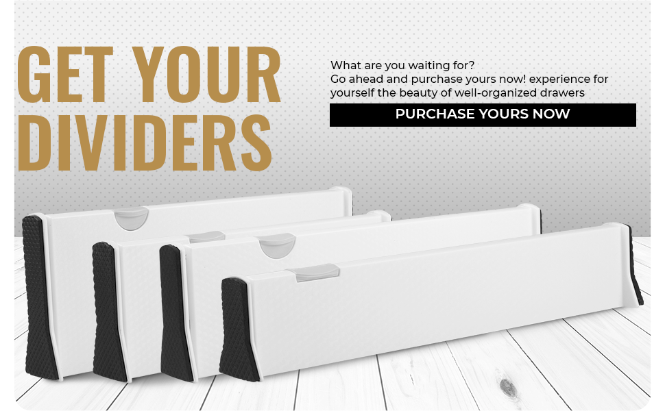 Rapturous 5 Pack Deep Drawer Dividers 5 Inch High