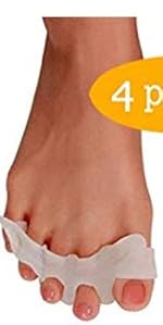 silicone hammer toe spacer bunion toe seperator separetor for hammer toes yoga toe spacer big toe