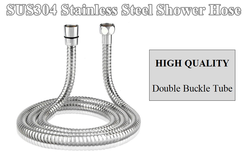 BARROCK Flexible Shower Hose 59" Long Handheld Shower Head