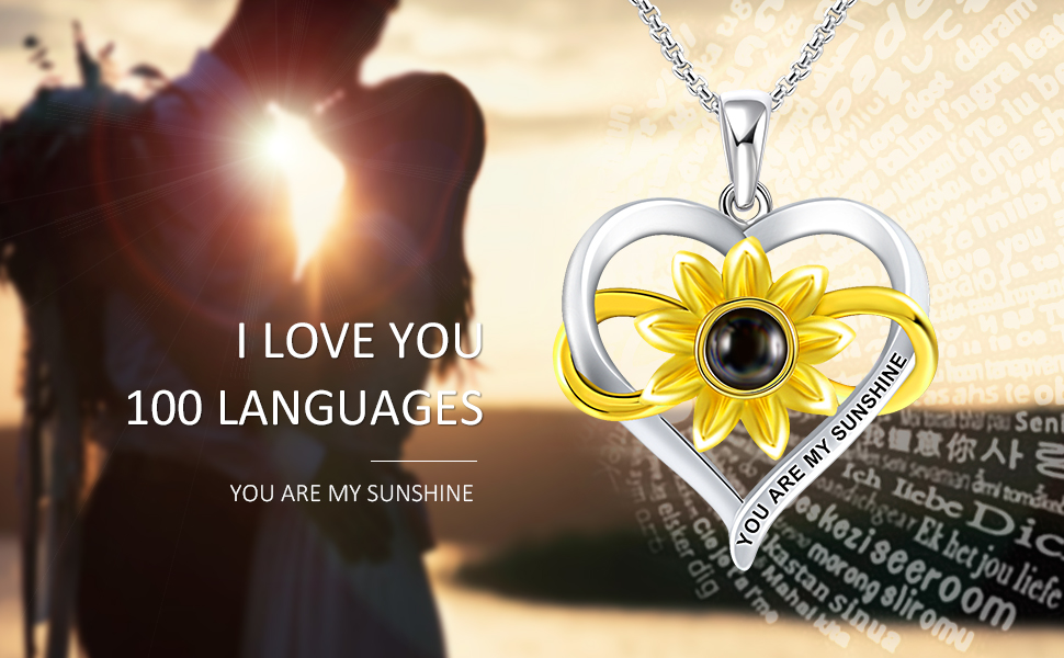 i love you necklace
