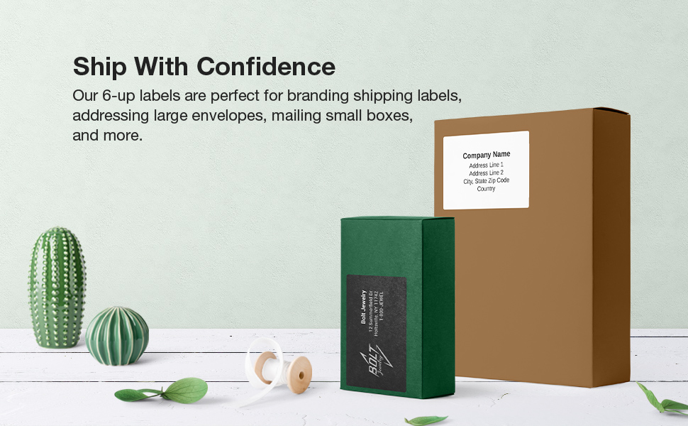 compatible shipping labels