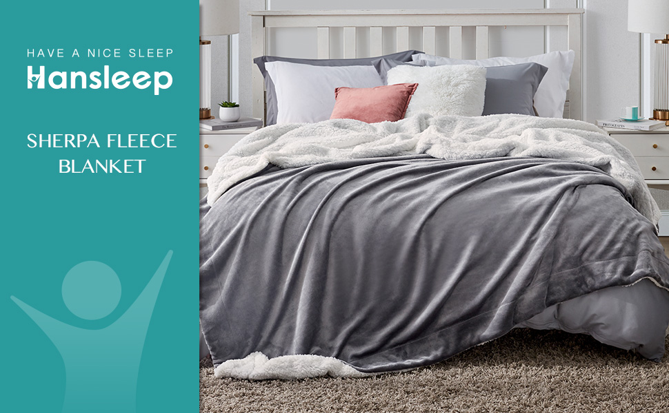 sherpa fleece throw blanket for sofa bed arm chair couch