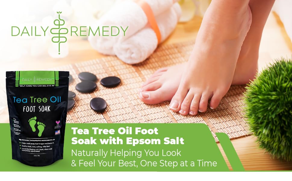 Tea Tree Oil Foot Soak with Epsom Salt