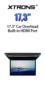 car overhead roof mount monitor dvd player