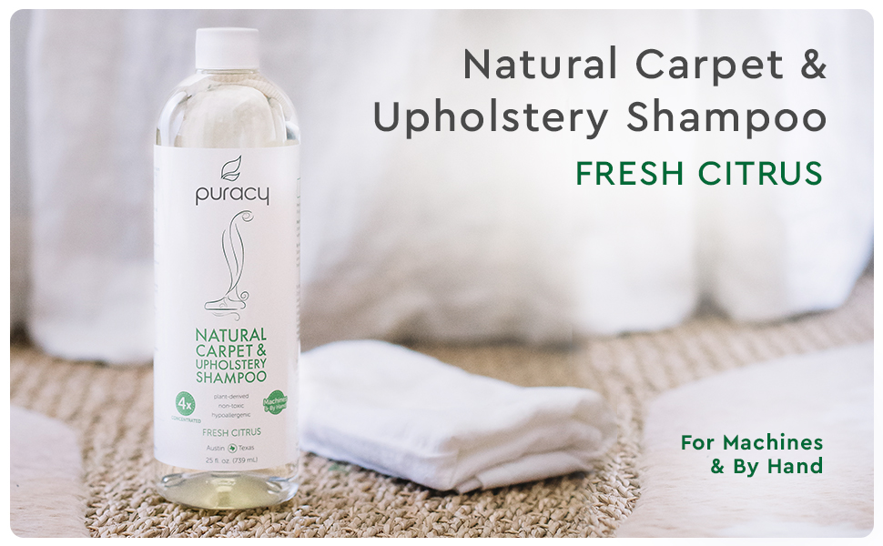Puracy Natural Carpet Cleaner Solution & Upholstery Cleaner Carpet