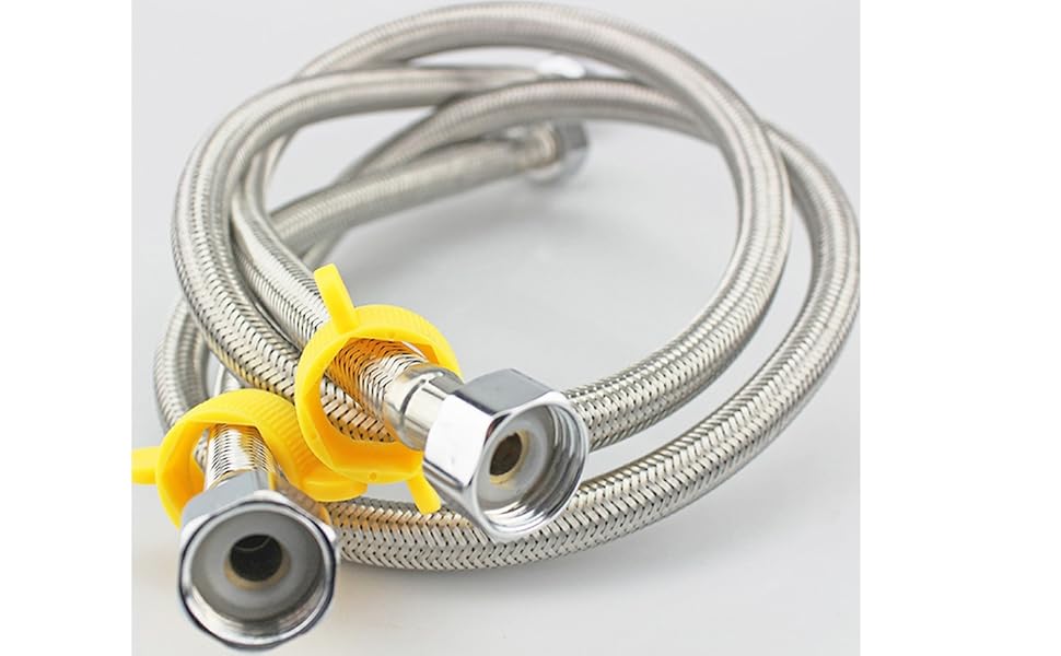 MLD hot & Cold Water Stainless Steel Geyser Connection Pipe (2 feet