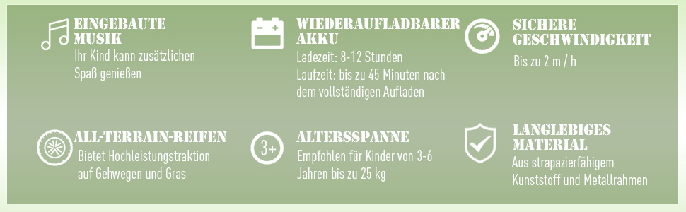 Kinderauto Kinderwagen Elektroauto Kinderfahrzeug Kindermotorrad Quad Elektroquad Kinderquad