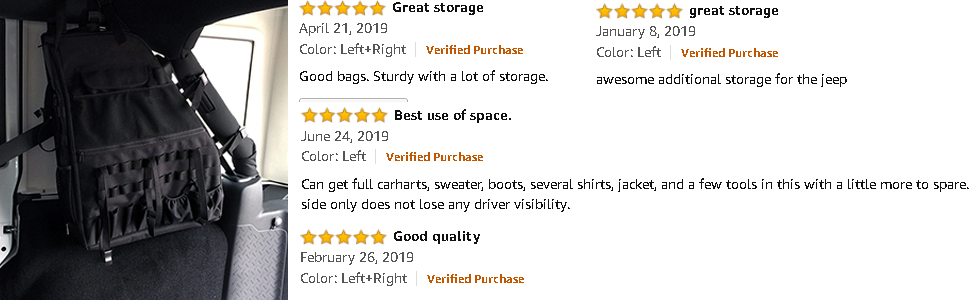 best for jeep bag