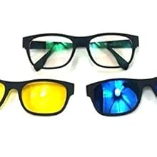 Magnetic Polarized 3 Pcs Clip-on Lens Glasses