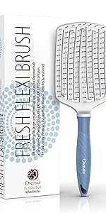 Nylon bristle detangling brush