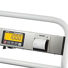 weighing shipping cart scale printer