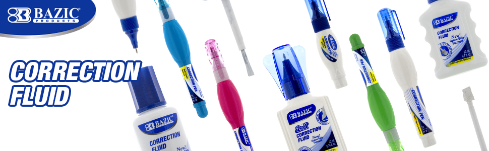 Correction Fluid and Pen
