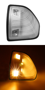 dodge ram led side mirror turn signal light tow lights  ram led puddle lights 68302828AA 68302829AA