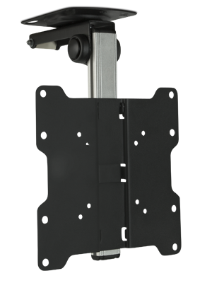Mount-It Flip Down TV/Monitor Mount Under Cabinet & Ceiling, 13-37 in 44 lb