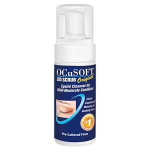 economy size, ocusoft, face wash, cleanser, foam, lid scrub, original, eyewash, eyecare