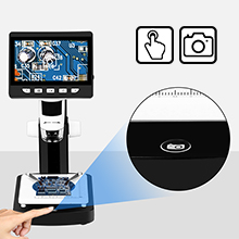 Amazon.com : LCD Digital Microscope, Elikliv 4.3 inch 50X