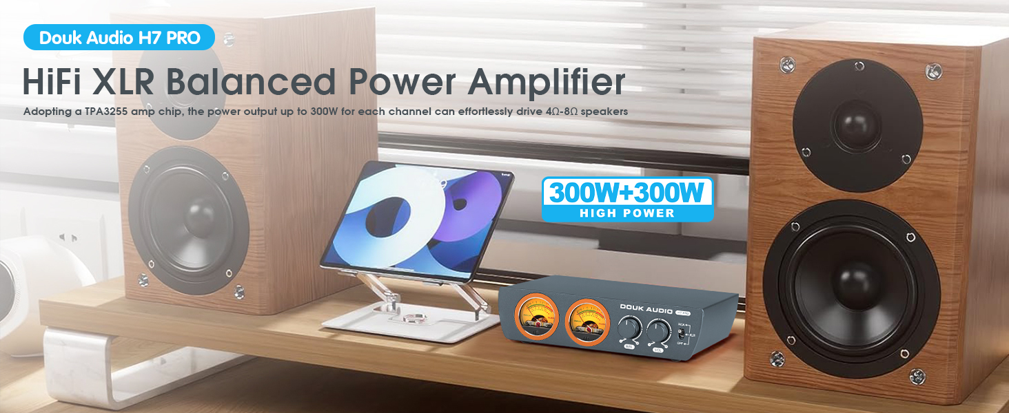 Amazon.com: Douk Audio TPA3255 Balanced XLR Audio Power Amp