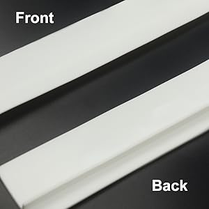 Silicone Gap Cover, (2 Pack) Silicone Gap Stopper Kitchen Stove Counter Gap Covers - Flexible Stove Space Fillers, Food Grade (21inches, White) 11 stove gap filler