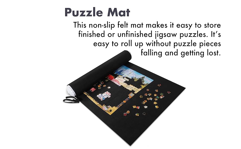 Simple Being Jigsaw Puzzle Roll Up Mat, Puzzle Saver