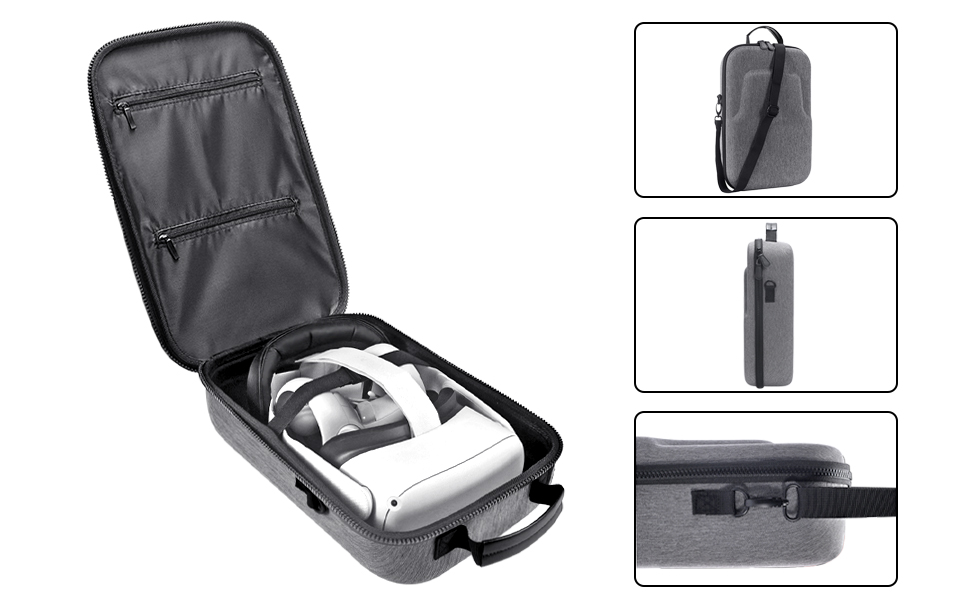 HIJIAO Hard Travel Case for Oculus Quest 2 & Quest VR