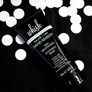 Rice Milk + Rose Hand Remedy exfoliates with glycolic acid and lemon and green tea AHA complex