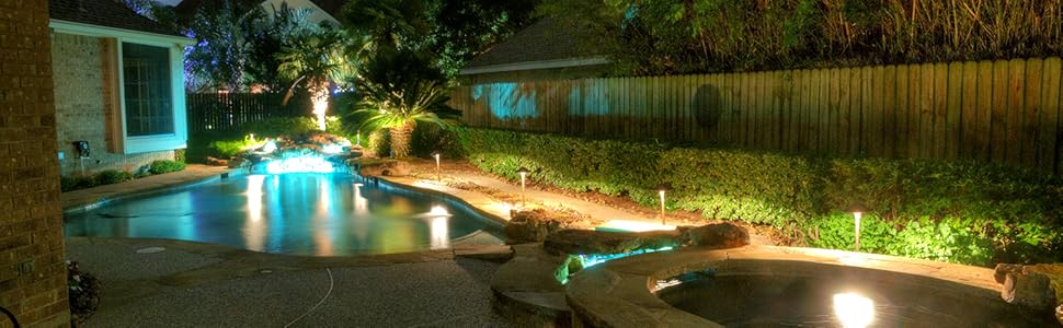 Beautiful heavy duty brass underwater light for ponds, waterfalls, fountains and more underwater