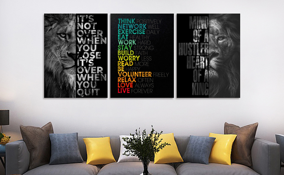 wall art office wall decor motivational artwork