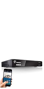 8 channel home security dvr only without hard drive 5mp 1920p tigersecu super hd recorder tiger