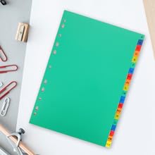 リモワ A4 バインダー Amazon | HAPINARY 21個 挿入可能な仕切り a-z ページ区切り線