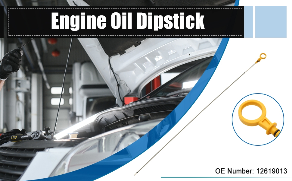 uxcell Engine Oil Level Indicator Dipstick for Chevrolet